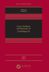 صورة الغلاف: Cases, Problems, and Materials on Contracts 8th edition 9781543802498