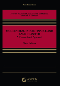 Cover image: Modern Real Estate Finance and Land Transfer 6th edition 9781454898115