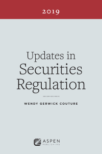 صورة الغلاف: Updates in Securities Regulation 9781543808957