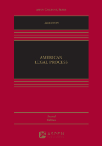 Imagen de portada: American Legal Process 2nd edition 9781454899754