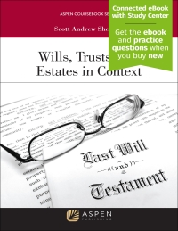 Imagen de portada: Wills, Trusts, and Estates in Context 9781454891185