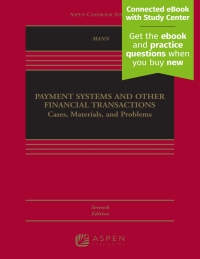 Cover image: Payment Systems and Other Financial Transactions 7th edition 9781543804515