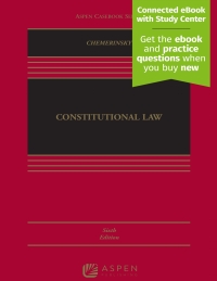 Imagen de portada: Constitutional Law 6th edition 9781543813074