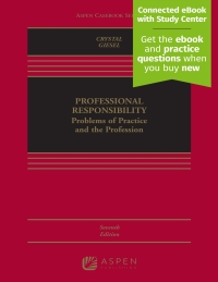 Cover image: Professional Responsibility 7th edition 9781543810738