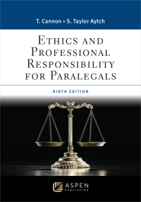 Cover image: Ethics and Professional Responsibility for Paralegals 9th edition 9781543820546