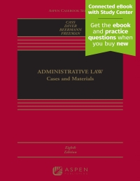 صورة الغلاف: Administrative Law 8th edition 9781543804423
