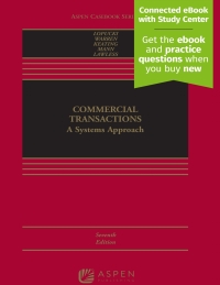 Imagen de portada: Commercial Transactions 7th edition 9781543804492
