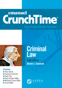 Imagen de portada: Emanuel CrunchTime for Criminal Law 6th edition 9781543805772