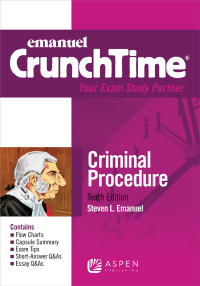 Imagen de portada: Emanuel CrunchTime for Criminal Procedure 10th edition 9781543805758