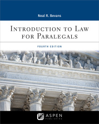 صورة الغلاف: Introduction to Law for Paralegals 4th edition 9781543809053