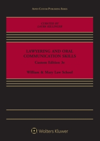 Cover image: Lawyering and Communication Skills 3rd edition 9781543815245