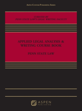 Cover image: Applied Legal Analysis and Writing Course Book 1st edition 9781543814859
