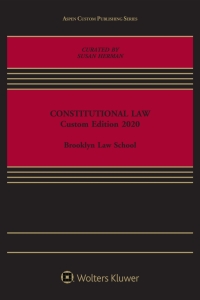 Cover image: Constitutional Law 1st edition 9781543821291