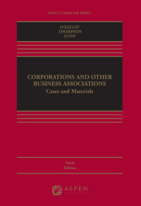 表紙画像: Corporations and Other Business Associations 9th edition 9781543825923