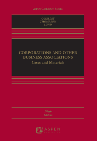 صورة الغلاف: Corporations and Other Business Associations 9th edition 9781543825923