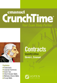 Cover image: Emanuel CrunchTime for Contracts 7th edition 9781543807455