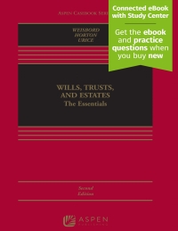 Imagen de portada: Wills, Trusts, and Estates 2nd edition 9781543824421