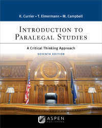Cover image: Introduction to Paralegal Studies 7th edition 9781543808902