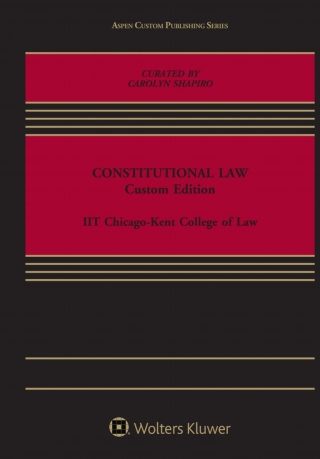 Imagen de portada: Constitutional Law: Custom Edition 1st edition 9781543831856