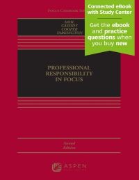 صورة الغلاف: Professional Responsibility in Focus 2nd edition 9781543809275