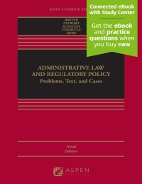 Cover image: Administrative Law and Regulatory Policy 9th edition 9781543825824