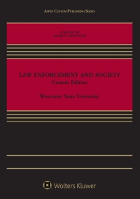 Cover image: Law Enforcement and Society 9781543835502