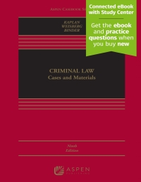 Imagen de portada: Criminal Law 9th edition 9781543810783