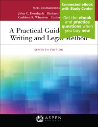 Cover image: A Practical Guide to Legal Writing and Legal Method 7th edition 9781543825237