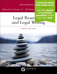 Cover image: Legal Reasoning and Legal Writing 9th edition 9781543810851