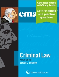 Cover image: Emanuel Law Outlines for Criminal Law 9th edition 9781543805765