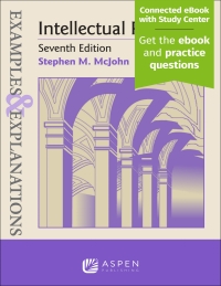 صورة الغلاف: Examples & Explanations for Intellectual Property 7th edition 9781543825732