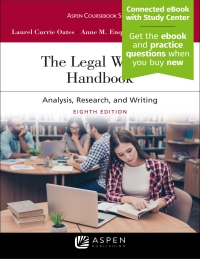 Cover image: The Legal Writing Handbook 8th edition 9781543830415