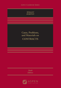 Cover image: Cases, Problems, and Materials on Contracts 9th edition 9781543838978