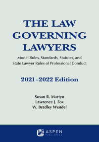 Imagen de portada: The Law Governing Lawyers 9781543841510