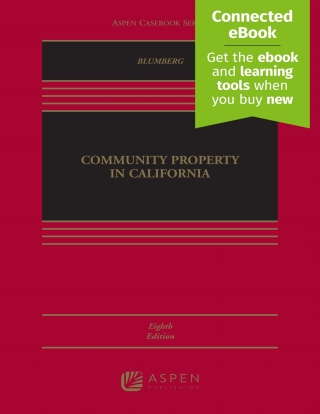 Cover image: Community Property in California 8th edition 9781543804409