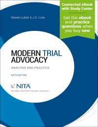 Imagen de portada: Modern Trial Advocacy 6th edition 9781601568984