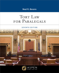 صورة الغلاف: Tort Law for Paralegals 7th edition 9781543847529