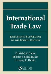 Cover image: International Trade Law 4th edition 9781543850055