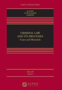 Cover image: Criminal Law and its Processes 11th edition 9781543810776