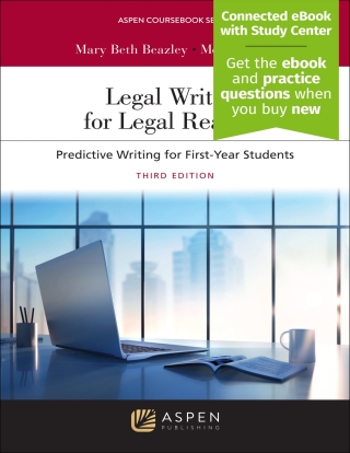 Cover image: Legal Writing for Legal Readers 3rd edition 9781543839449