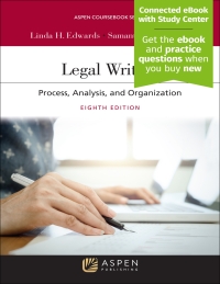 Cover image: Legal Writing 8th edition 9781543839463