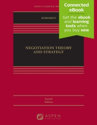Cover image: Negotiation Theory and Strategy 4th edition 9781454893820