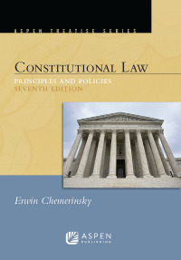 Cover image: Constitutional Law 7th edition 9781543857597