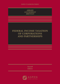 Omslagafbeelding: Federal Income Taxation of Corporations and Partnerships 7th edition 9781543857795