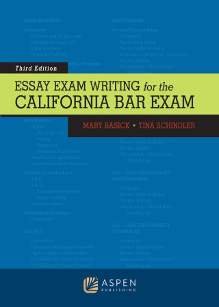 Cover image: Essay Exam Writing for the California Bar Exam 3rd edition 9781543858389