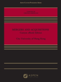 Cover image: Mergers and Acquisitions: Custom Edition 9781543858594