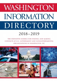 Titelbild: Washington Information Directory 2018-2019 1st edition 9781544300757