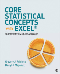 表紙画像: Core Statistical Concepts With Excel® 1st edition 9781544309040