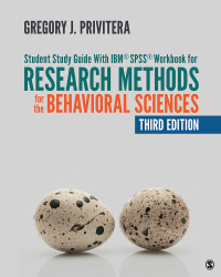Immagine di copertina: Student Study Guide With IBM® SPSS® Workbook for Research Methods for the Behavioral Sciences 3rd edition 9781544309873