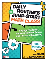 Imagen de portada: Daily Routines to Jump-Start Math Class, High School 1st edition 9781544316932